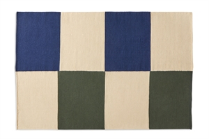 Hay tæppe - Ethan Cook Flat Works - Peach Green Check 170 x 240 cm